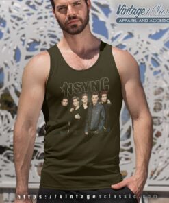 Nsync Stark Group Shot Tank Top Racerback