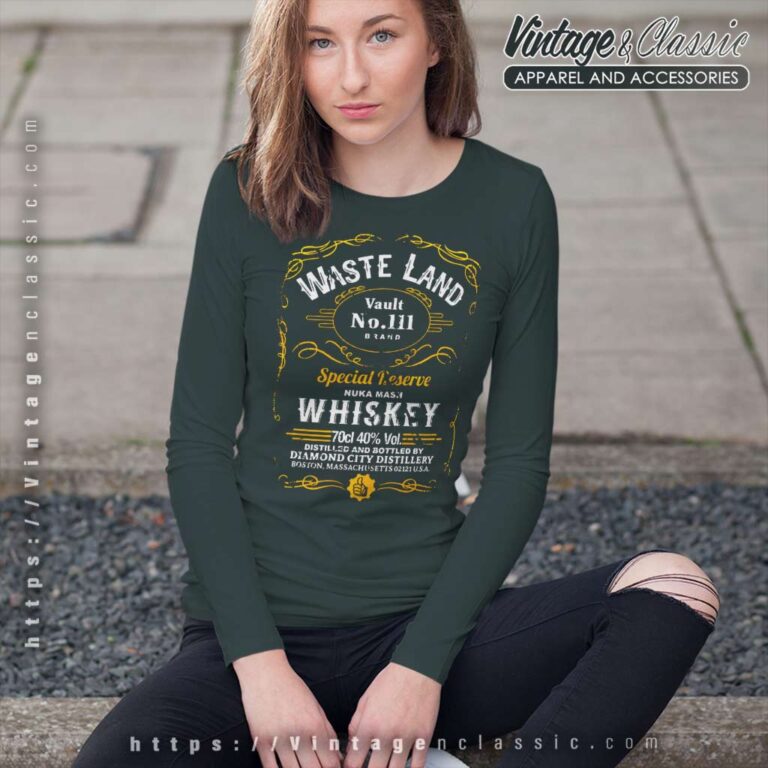 Nuka Mash Whiskey Waste Land Long Sleeve Tee Nuka Mash Whiskey Waste Land Long Sleeve Tee