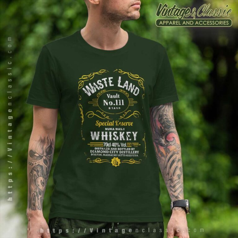 Nuka Mash Whiskey Waste Land T Shirt Nuka Mash Whiskey Waste Land T Shirt