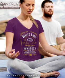 Nuka Mash Whiskey Waste Land V Neck TShirt