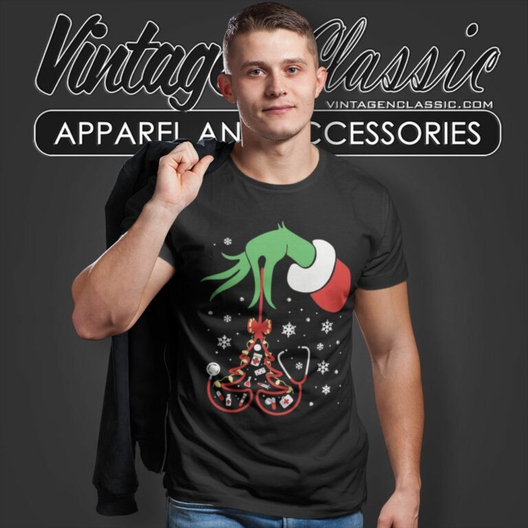 Nurse Grinch Hand Christmas T Shirt Nurse Grinch Hand Christmas T Shirt