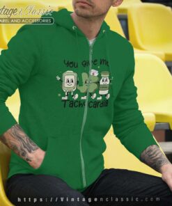 Nurse You Give Me TachycardiaSt Patricks Day Hoodie