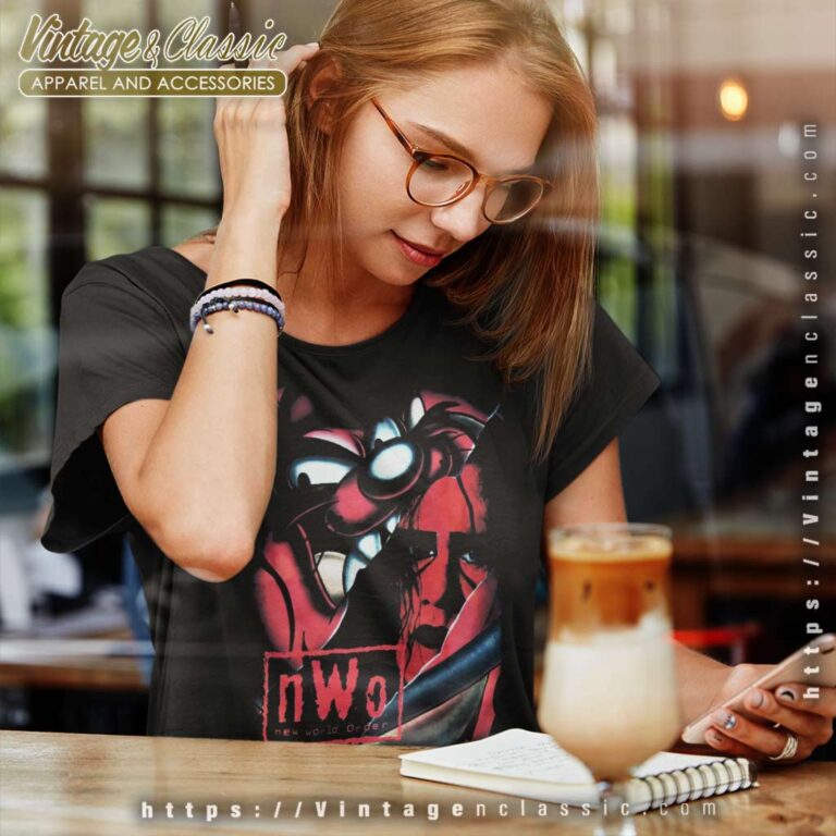 Nwo Wcw Tazmanian Devil Vs Sting Women TShirt Nwo Wcw Tazmanian Devil Vs Sting Women TShirt