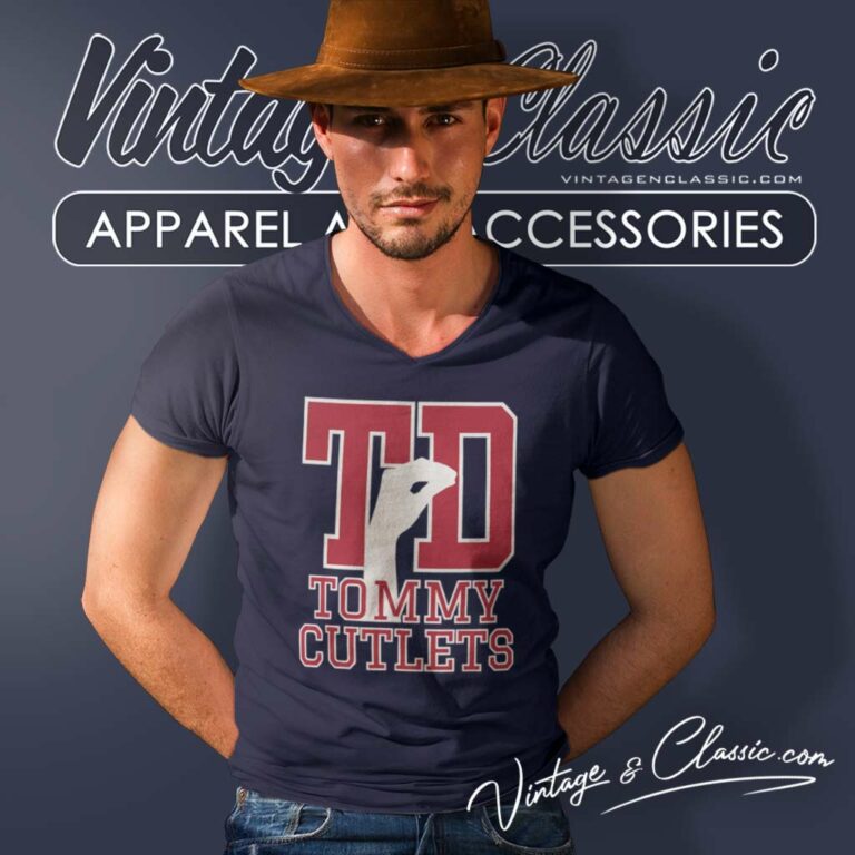 Ny Italian Hand Gesture Tommy Cutlets Qb V Neck TShirt Ny Italian Hand Gesture Tommy Cutlets Qb V Neck TShirt