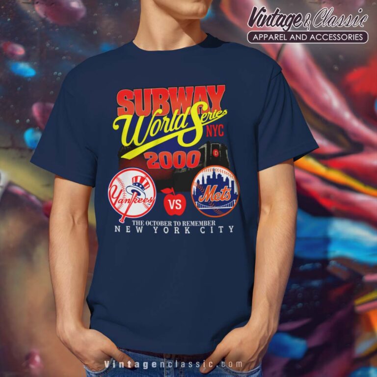 Ny Yankees Vs Mets Subway World Series Navy T Shirt Ny Yankees Vs Mets Subway World Series Navy T Shirt