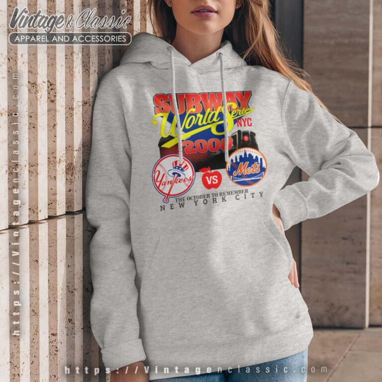 Ny Yankees Vs Mets Subway World Series Sport Grey Hoodie Ny Yankees Vs Mets Subway World Series Sport Grey Hoodie