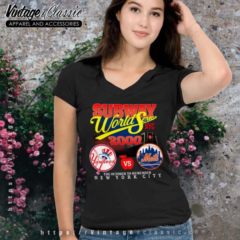 Ny Yankees Vs Mets Subway World Series V Neck Ny Yankees Vs Mets Subway World Series V Neck