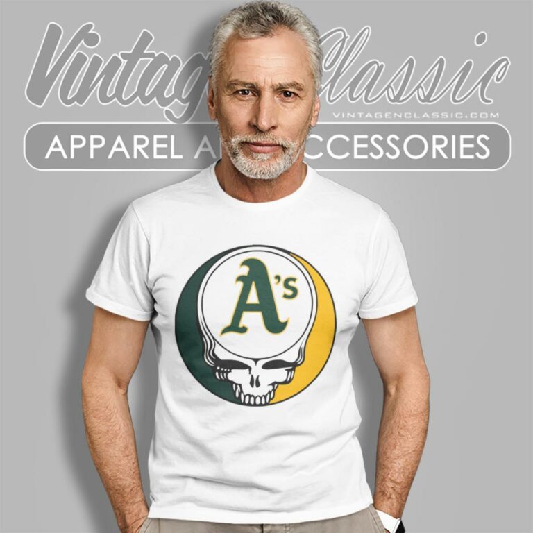 Oakland Athletics Grateful Dead Steal Your Face T Shirt Oakland Athletics Grateful Dead Steal Your Face T Shirt