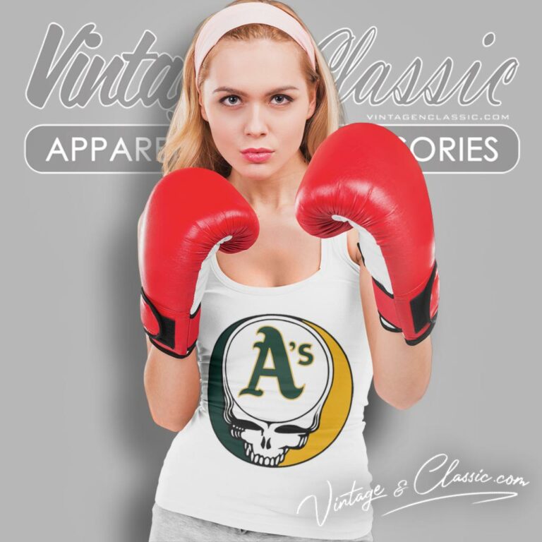 Oakland Athletics Grateful Dead Steal Your Face Tank Top Racerback Oakland Athletics Grateful Dead Steal Your Face Tank Top Racerback