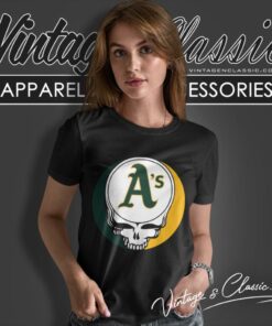 Oakland Athletics Grateful Dead Steal Your Face Women T Shirt