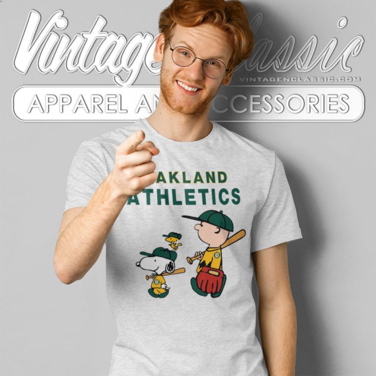 Oakland Athletics Snoopy Charlie Brown T Shirt Oakland Athletics Snoopy Charlie Brown T Shirt