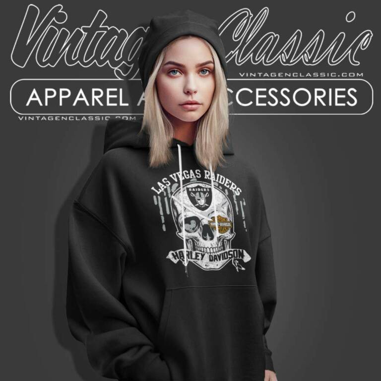 Oakland Las Vegas Raiders Harley Daivsion Skull Shirt Hoodie Oakland Las Vegas Raiders Harley Daivsion Skull Shirt Hoodie
