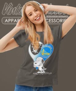Oakland Raiders And Golden State Warriors Spoony Heart Women TShirt