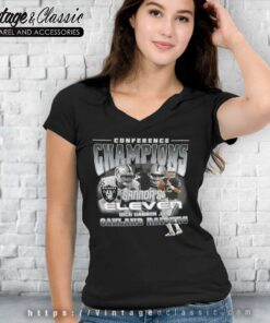 Oakland Raiders Conference Champions V Neck TShirt