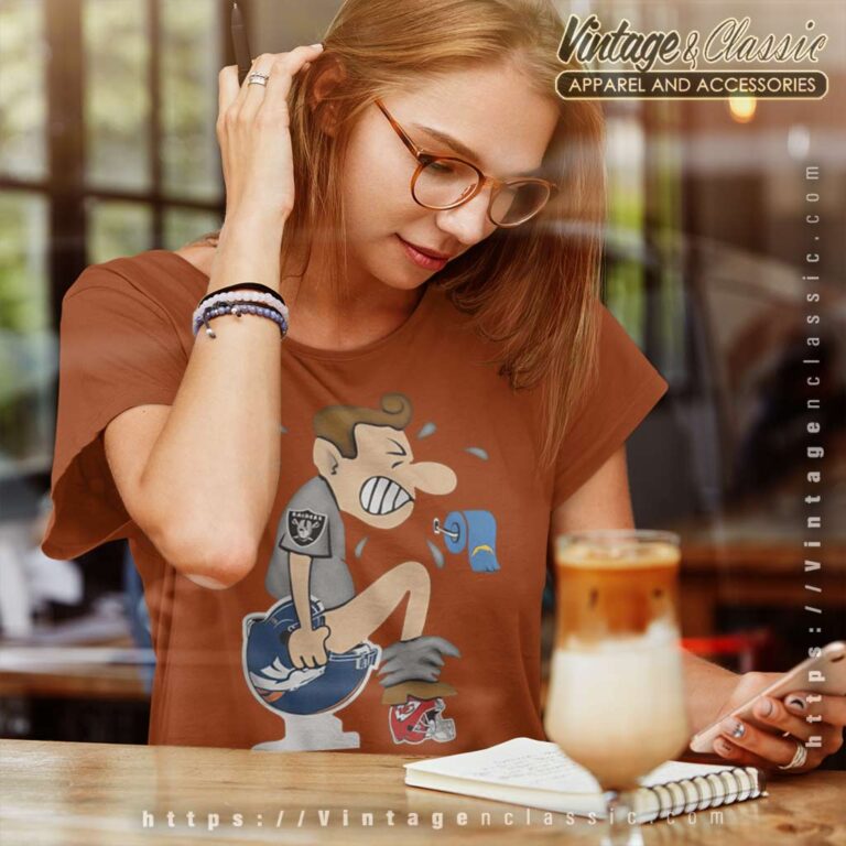 Oakland Raiders On Feet Kansas City Chiefs Women TShirt Oakland Raiders On Feet Kansas City Chiefs Women TShirt