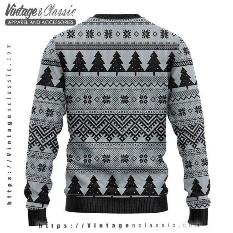 Oakland Raiders Tree Ball Ugly Christmas Sweater back Ugly Sweater Oakland Raiders Tree Ball Ugly Christmas Sweater back Ugly Sweater