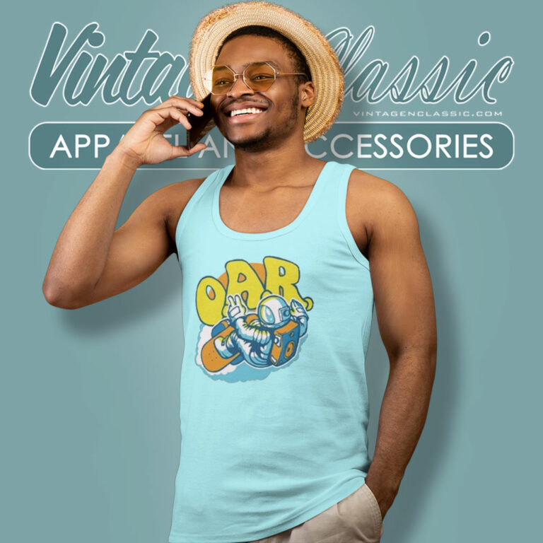 Oar Spaceman Summer Tour Tank Top Racerback Oar Spaceman Summer Tour Tank Top Racerback