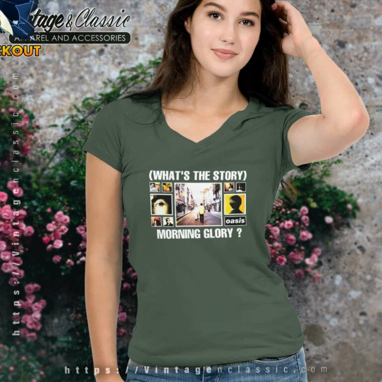 Oasis Morning Glory V Neck TShirt Oasis Morning Glory V Neck TShirt