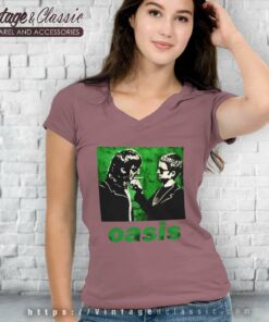 Oasis Retro 90s V Neck TShirt