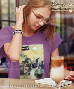 Oasis Shirt Definitely Maybe Album Women TShirt