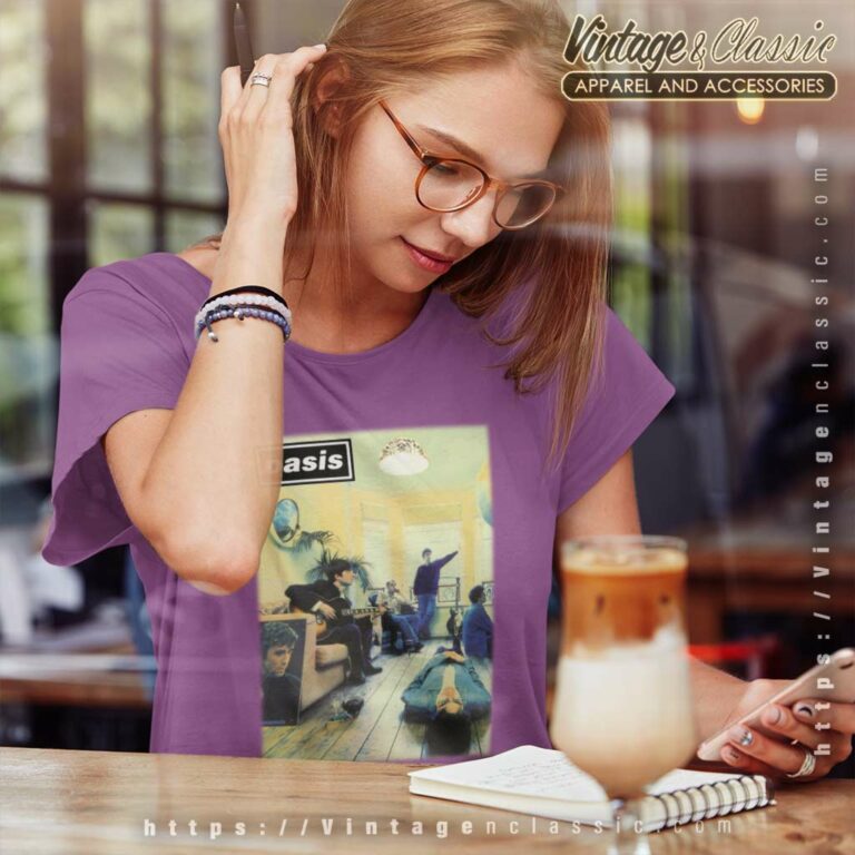 Oasis Shirt Definitely Maybe Album Women TShirt Oasis Shirt Definitely Maybe Album Women TShirt