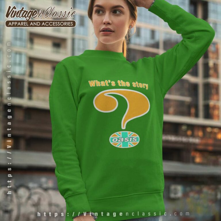 Oasis Shirt Whats The Story Album Sweatshirt Oasis Shirt Whats The Story Album Sweatshirt