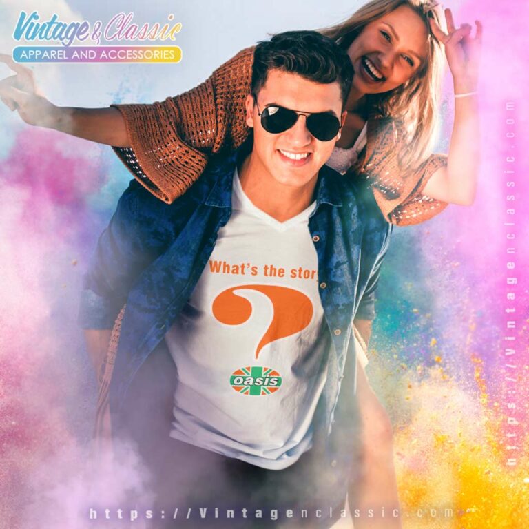 Oasis Shirt Whats The Story Album V Neck TShirt Oasis Shirt Whats The Story Album V Neck TShirt