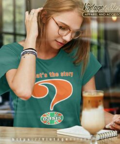 Oasis Shirt Whats The Story Album Women TShirt