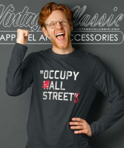 Occupy All Streets Wall Street Jay Z Long Sleeve Tee