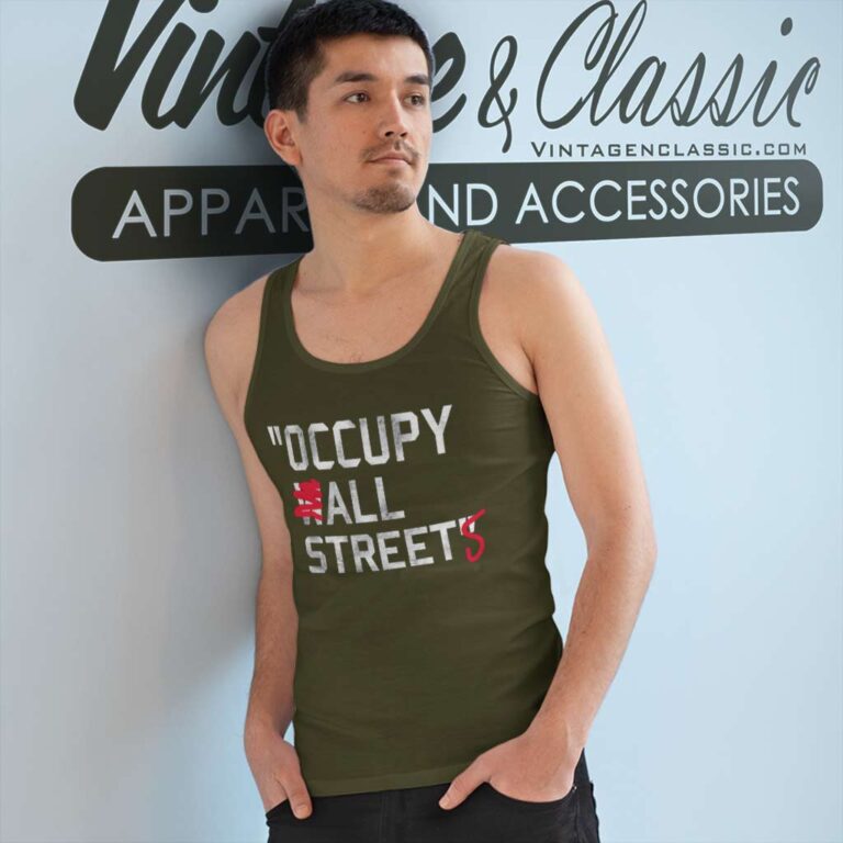Occupy All Streets Wall Street Jay Z Tank Top Racerback Occupy All Streets Wall Street Jay Z Tank Top Racerback