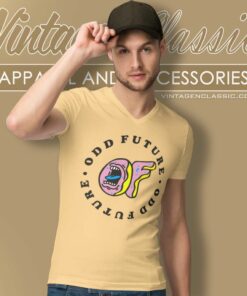Odd Future X Santa Cruz Circle Logo Shirt 5 Odd Future X Santa Cruz Circle Logo V Neck TShirt