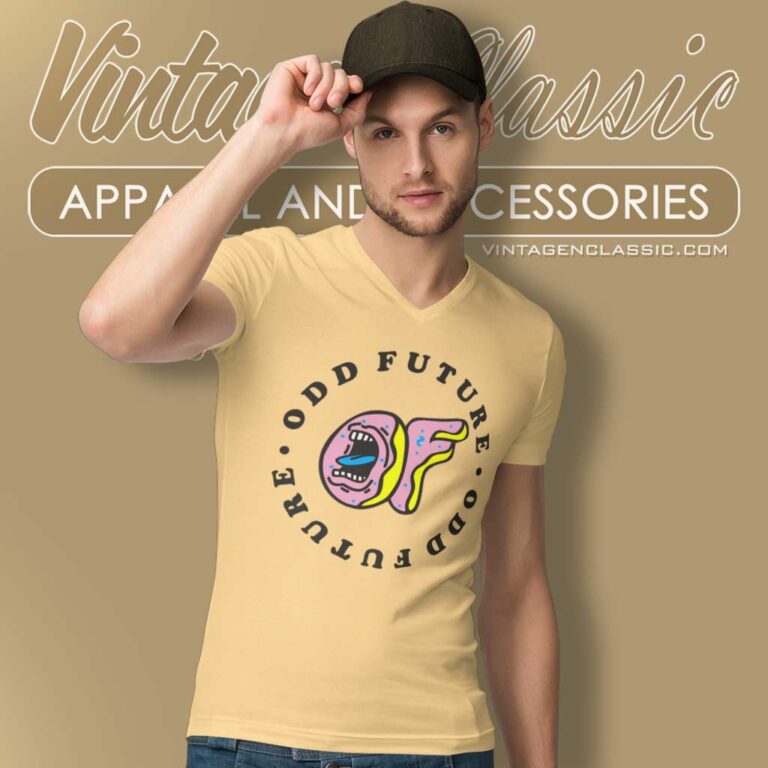 Odd Future X Santa Cruz Circle Logo V Neck TShirt Odd Future X Santa Cruz Circle Logo V Neck TShirt