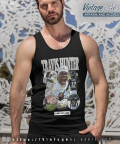 Odell Beckham Wear Travis Hunter Shirt After Colorado Win Tank Top Racerback