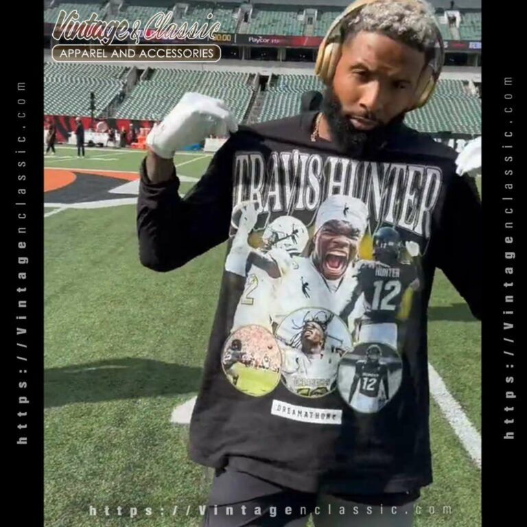 Odell Beckham Wear Travis Hunter Shirt After Colorado Win Unisex Tshirt Odell Beckham Wear Travis Hunter Shirt After Colorado Win Unisex Tshirt