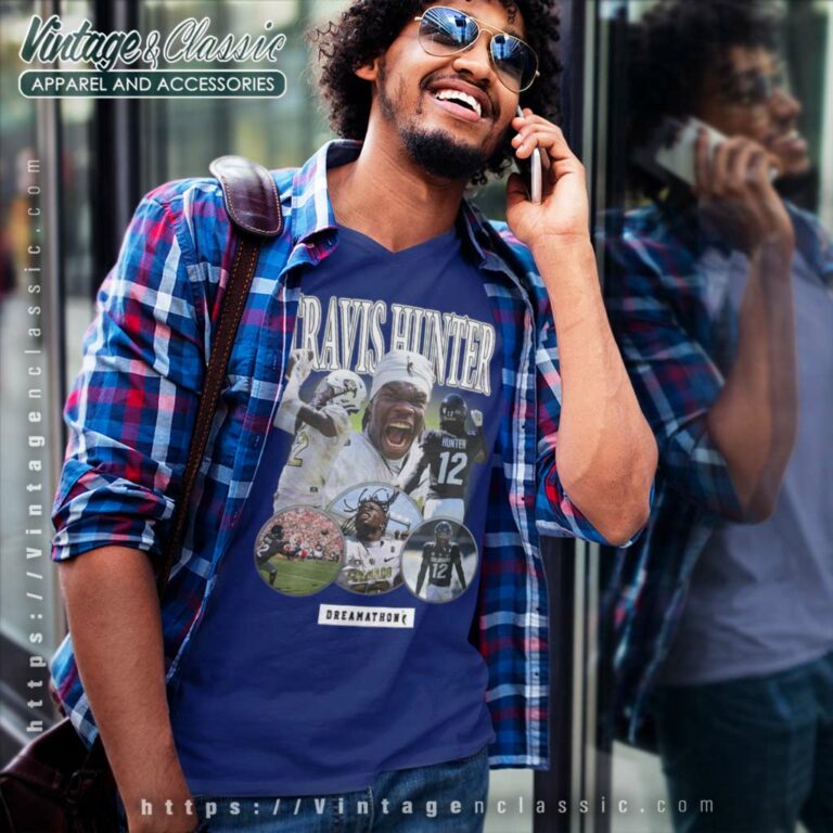 Odell Beckham Wear Travis Hunter Shirt After Colorado Win V Neck TShirt Odell Beckham Wear Travis Hunter Shirt After Colorado Win V Neck TShirt