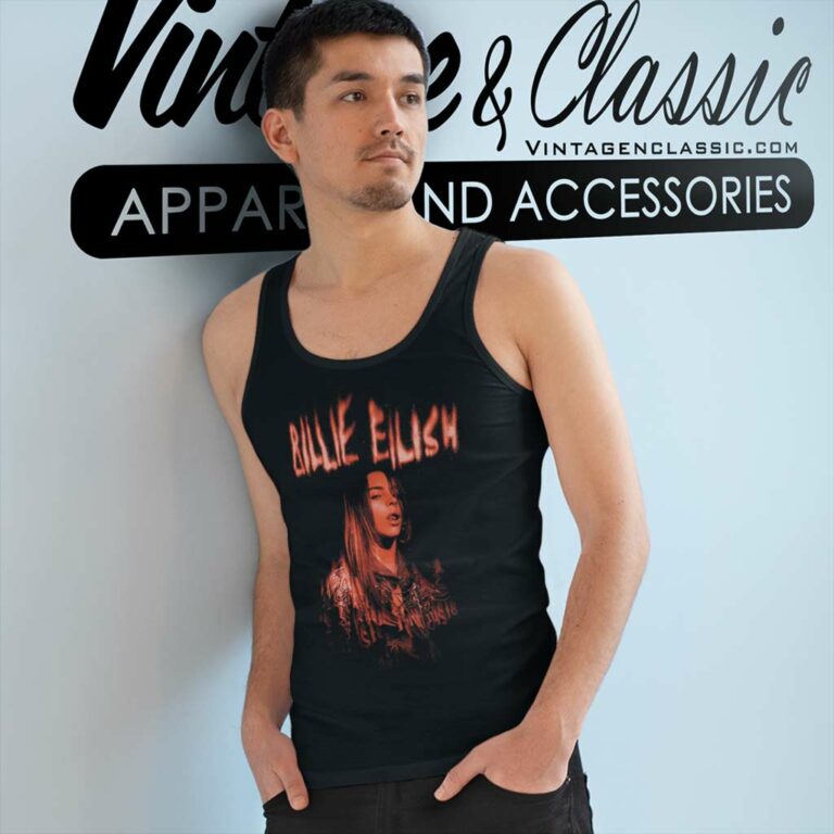 Official Billie Eilish Sparks 2023 Tank Top Racerback Official Billie Eilish Sparks 2023 Tank Top Racerback
