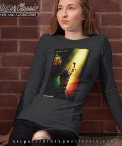 Official Bob Marley One Love Poster Long Sleeve Tee