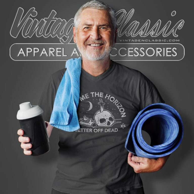 Official Bring Me The Horizon Shirt Better Off Dead V Neck TShirt Official Bring Me The Horizon Shirt Better Off Dead V Neck TShirt