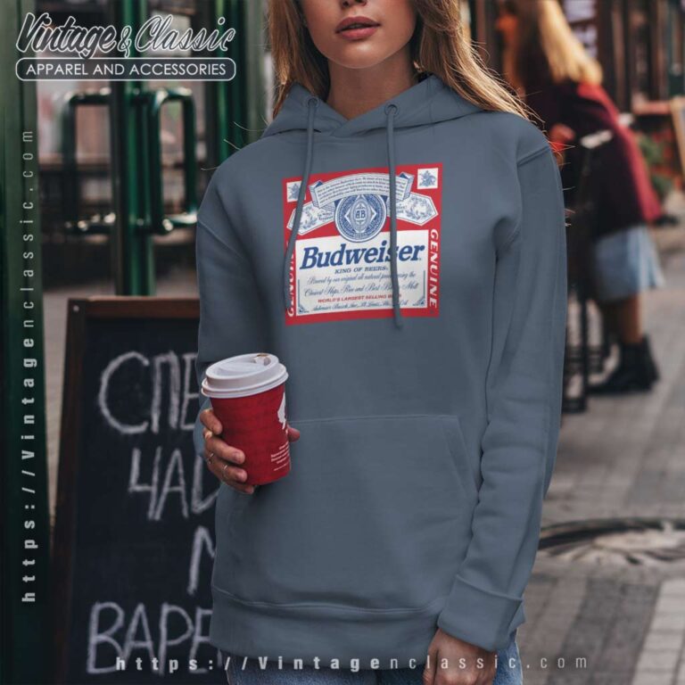 Official Budweiser Logo Hoodie Official Budweiser Logo Hoodie