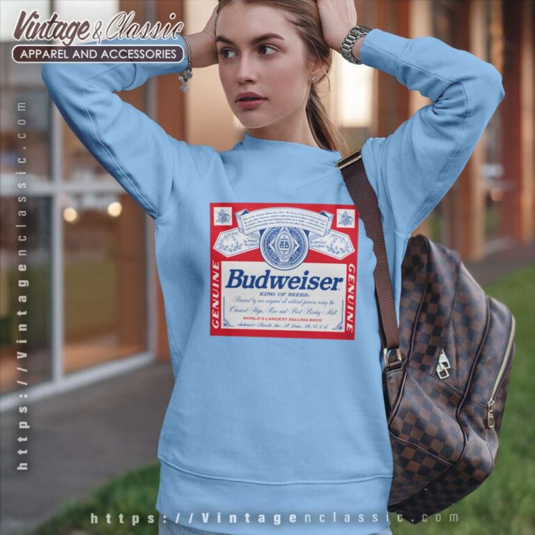Official Budweiser Logo Sweatshirt Official Budweiser Logo Sweatshirt