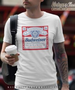 Official Budweiser Logo T Shirt