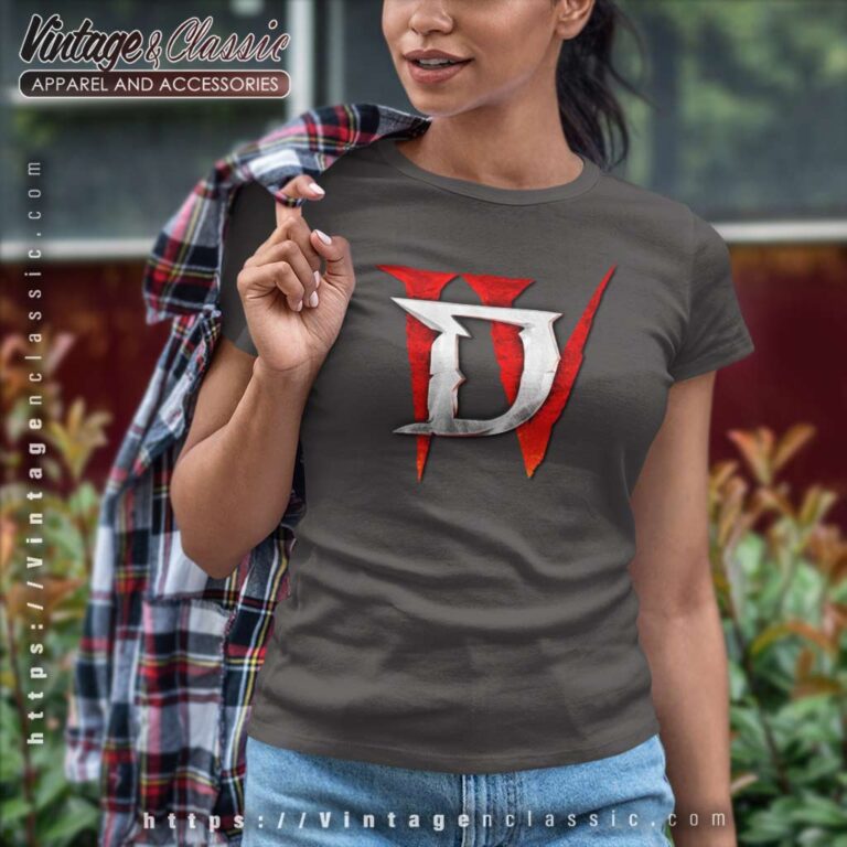 Official Diablo 4 Logo 2023 Women TShirt Official Diablo 4 Logo 2023 Women TShirt