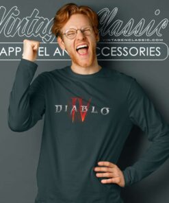 Official Diablo 4 Logo Long Sleeve Tee