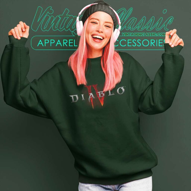 Official Diablo 4 Logo Sweatshirt Official Diablo 4 Logo Sweatshirt
