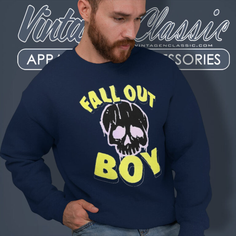 Official Fall Out Boy Skull Sweatshirt Official Fall Out Boy Skull Sweatshirt