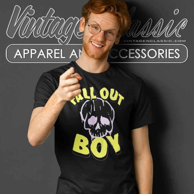 Official Fall Out Boy Skull T Shirt Official Fall Out Boy Skull T Shirt