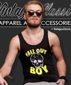 Official Fall Out Boy Skull Tank Top Racerback