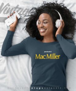 Official From The Mind Of Mac Miller Theres A Bird In The Sky Long Sleeve Tee