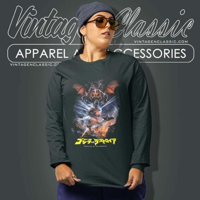 Official Godzilla Vs Destoroyah Long Sleeve Tee Official Godzilla Vs Destoroyah Long Sleeve Tee