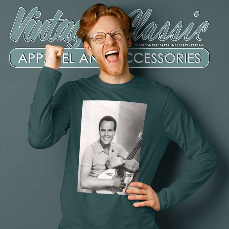 Official Harry Belafonte 1927 2023 Long Sleeve Tee Official Harry Belafonte 1927 2023 Long Sleeve Tee